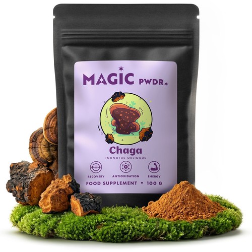 Chaga fungo polvere - magic, pwdr