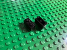 LEGO (3004) 1x2 - NERO BLACK , 10 Mattoncini Brick Basic Stein ORIGINALE