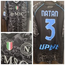 Maglia Calcio Napoli Natan XL  Ea7 Halloween Jersey 2024 Match Issue