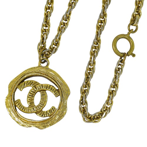 Collana chanel placcata - cc,