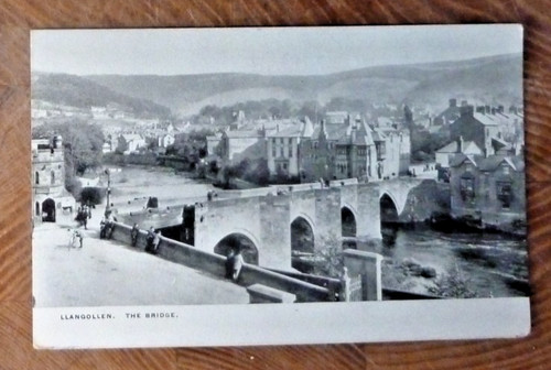 Postcard llangollen the bridge - llangollen,