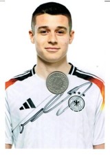 Nicolò Tresoldi 10x15 foto maglia DfB/Hannover 96 con firma originale