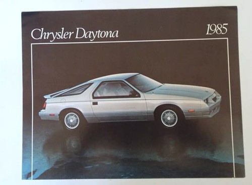 Chrysler daytona usa - chrysler, 1985