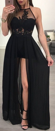 Abito vestito lungo donna - abito, sera