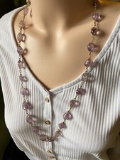 COLLANA IN PERLE DI AMETISTA -