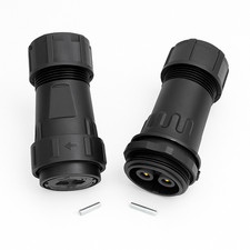 COPPIA CONNETTORI A 2 POLI PER