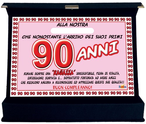 Bombo targa premio - premio, compleanno