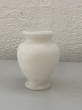 Vaso per fiori In Marmo Bianco Vintage Made In italy calice per tavolo interno