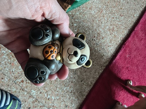 Thun panda con coccinella - thun,