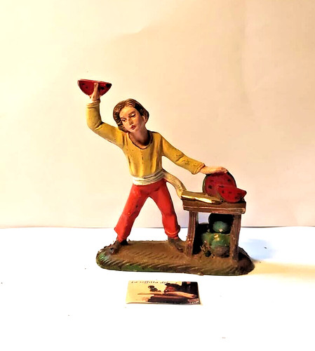 Pastore figurino per presepe - figurino,