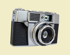 AGFA OPTIMA 1a + AGNAR 1:2,8/45 usato funziona. Used it work.