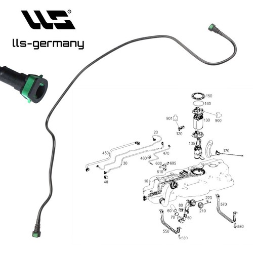 Tubo carburante per - , mercedes