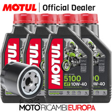 KIT TAGLIANDO OLIO MOTUL Honda GL1200 Gold Wing 90 + FILTRO OLIO SPECIFICO