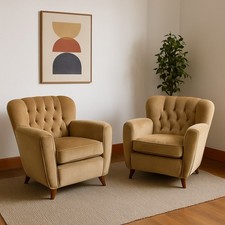 Poltrone Anni 40-50 Legno