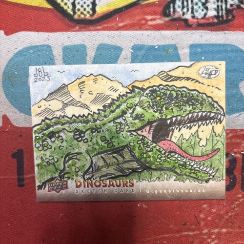 Upper deck dinosaurs sketch - dinosaurs,