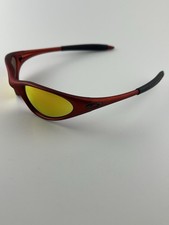 Oakley Minute 1.0 FMJ Red Frame Fire Iridium Lens 04-502 Gen 2 Gunmetal Icons