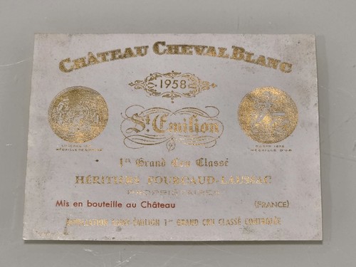 Etichetta chateau cheval blanc - chateau,