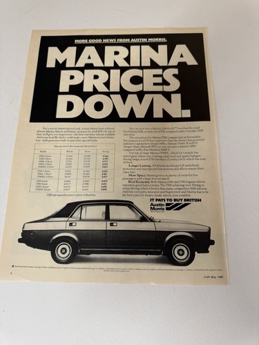 Original vintage 1980 - 1980, morris