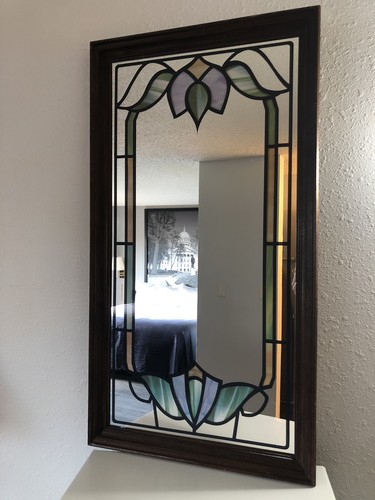 Beveled walnut framed - beveled,