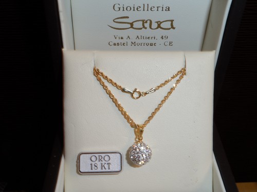 Collana funetta torchon oro