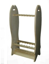 Porta canne da pesca in legno