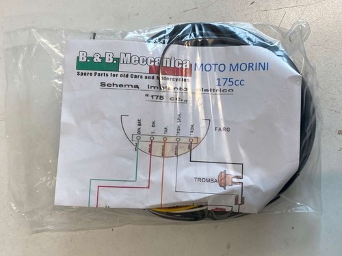 Impianto elettrico moto morini - impianto,