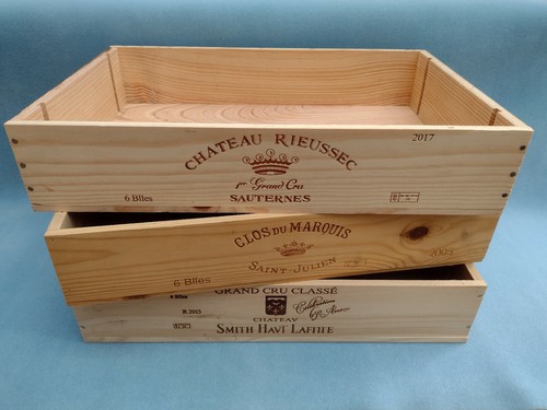 Cassetta porta vino legno - legno, ~