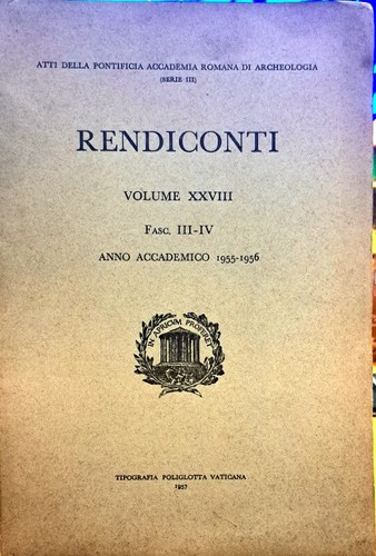 Libro rendiconti volume - rendiconti, xxviii
