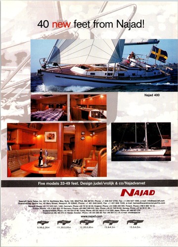 Najad 400 seacraft yacht - seacraft, sales