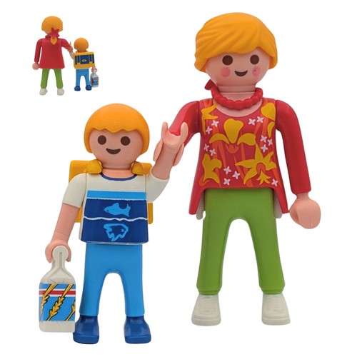 Lotto playmobil figure donna - playmobil,