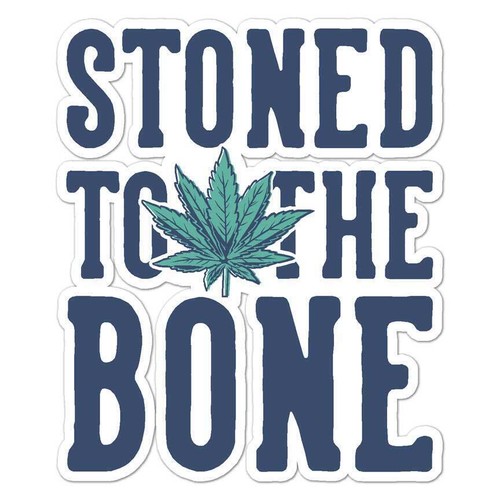 Adesivo decalcomania stoned - adesivo,