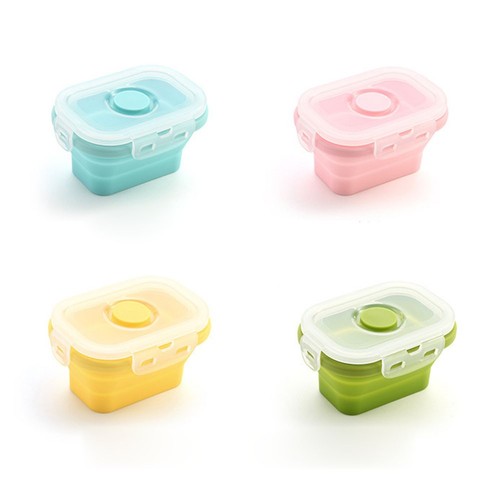 Lunch box silicone pieghevole - box,