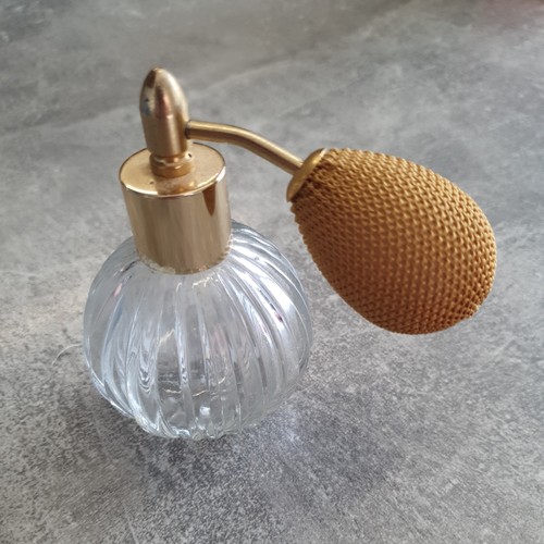 Vintage ribbed glass - vintage, perfume