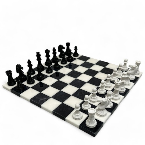 Set scacchi marmo bianco - in,