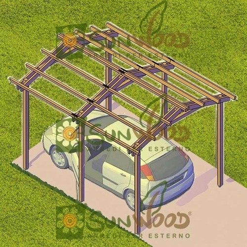 Carport pergola giardino - pergola, da