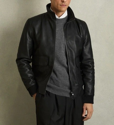 Giubbotto uomo nero bomber