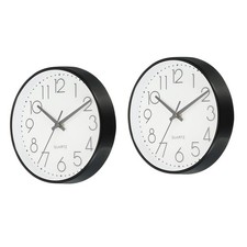 Round wall clock 2pc - wall,