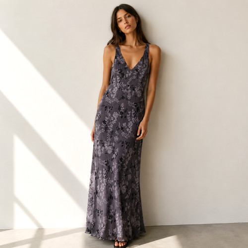 Abito slip floreale calvin - abito,