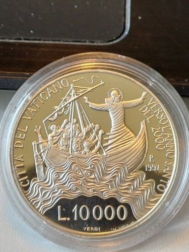 10000 lire proof - 10000, argento
