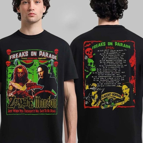 Shirt rob zombie freaks - rob, on