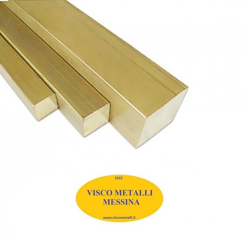 Barra quadra ottone - quadra,