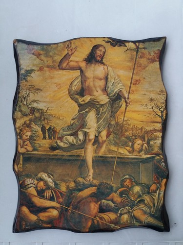 Dipinto icona resurrezione - dipinto, di