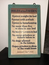 Regole questa taverna targa - di,