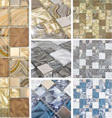 Mosaico piastrelle specchio - piastrelle,