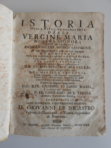 Istoria della vita - istoria, ed