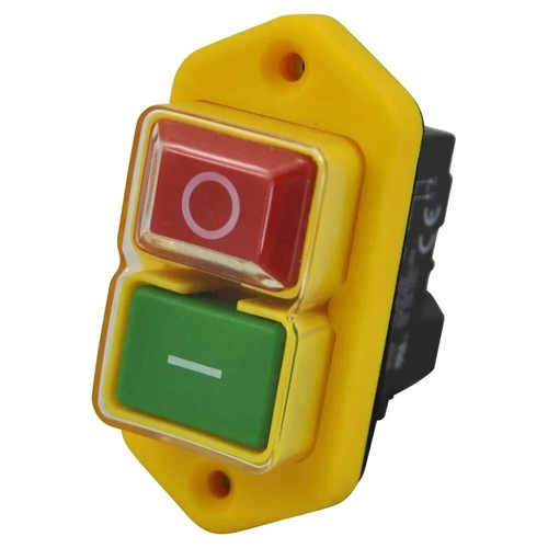 Interruttore pulsante verde - pulsante,