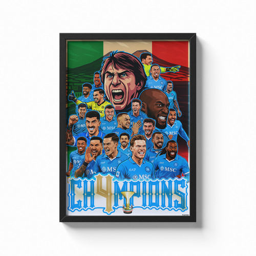 Poster napoli scudetto quadro - scudetto,