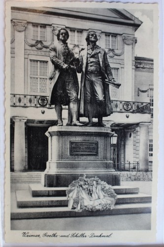 Cartolina weimar goethe - cartolina,