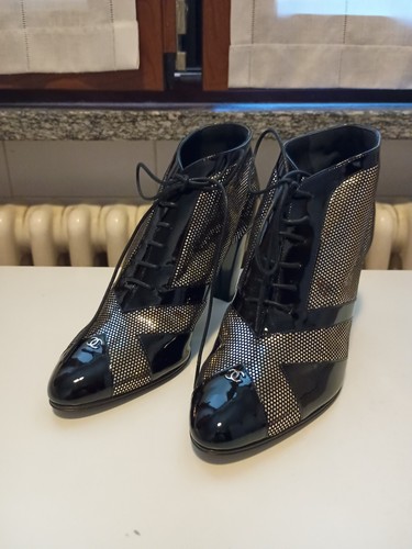 Scarpa chanel bicolore - chanel, lucida
