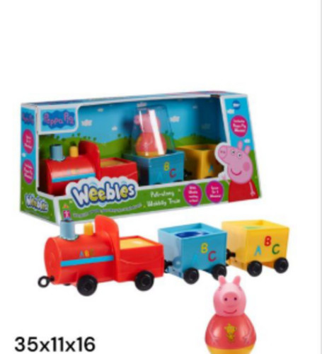 Trenino peppa pig - peppa, giocattolo